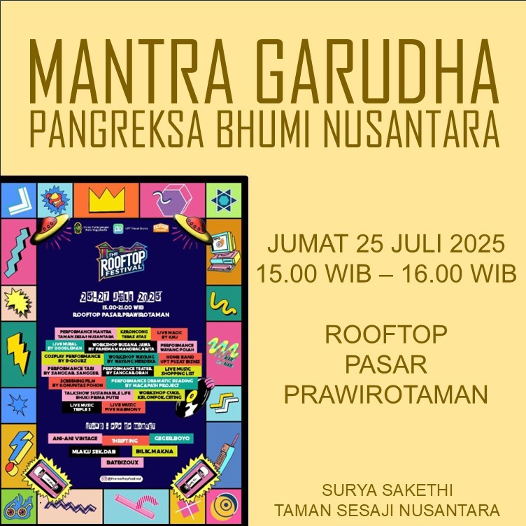 Bermantra Bersama Garudha’Surya Sakethi di Taman Sesaji Nusantara