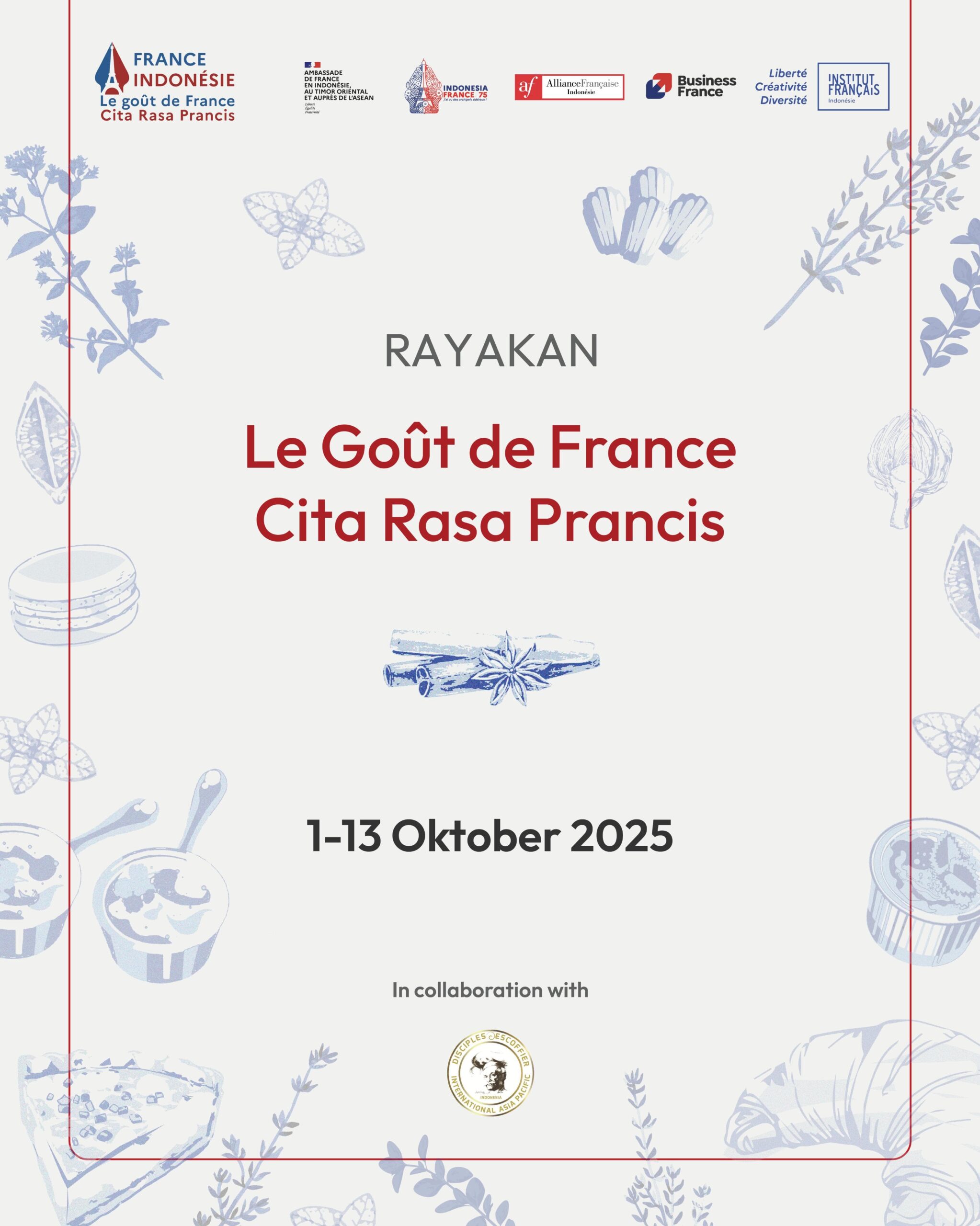 Pekan Gastronomi Prancis 2025′ Chef Bintang Michelin Andrée Rosier Hadir di Indonesia
