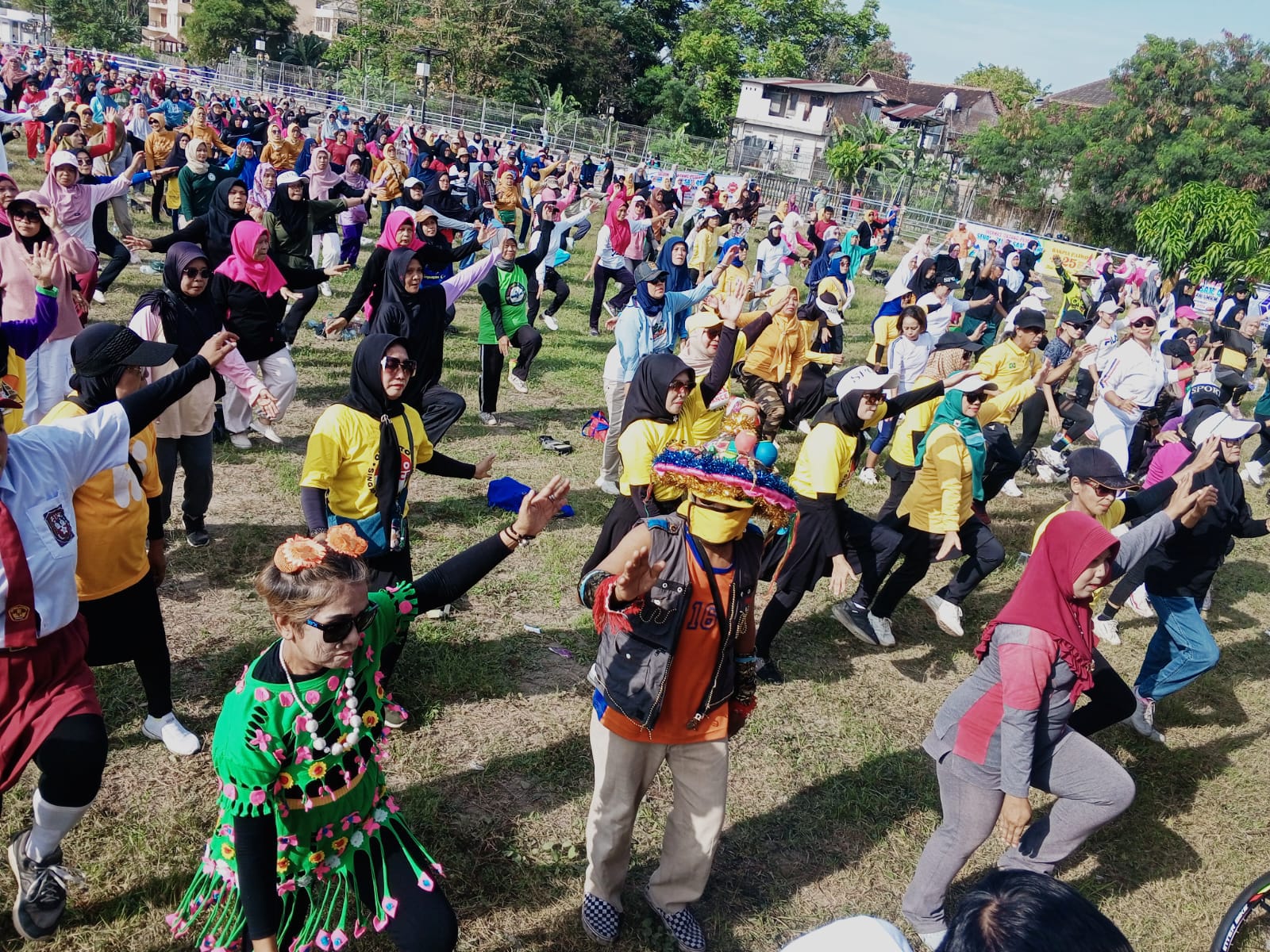 Embung Giwangan Berdenyut Ceria di Pagi Sehat Yogyakarta