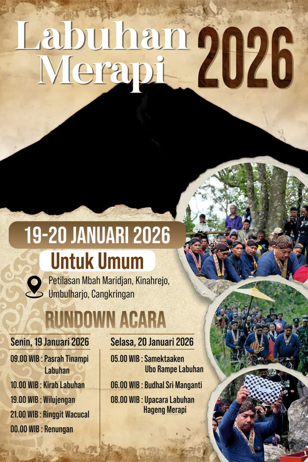 Labuhan Merapi 2026′ Doa Alam, Tradisi Hidup, dan  Kesadaran