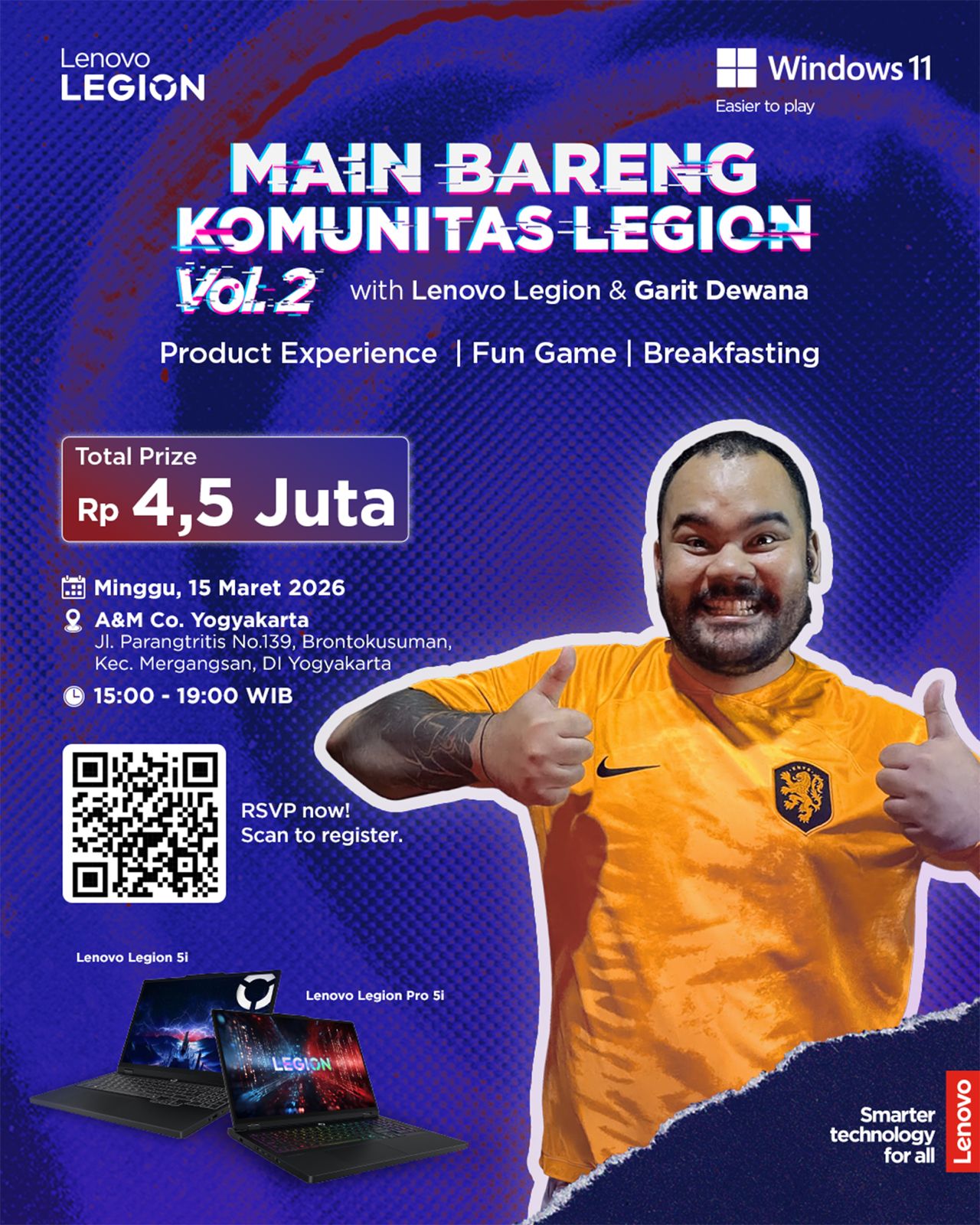 Main Bareng Legion Vol.2 Satukan Komunitas Gamer Jogja’ Lenovo
