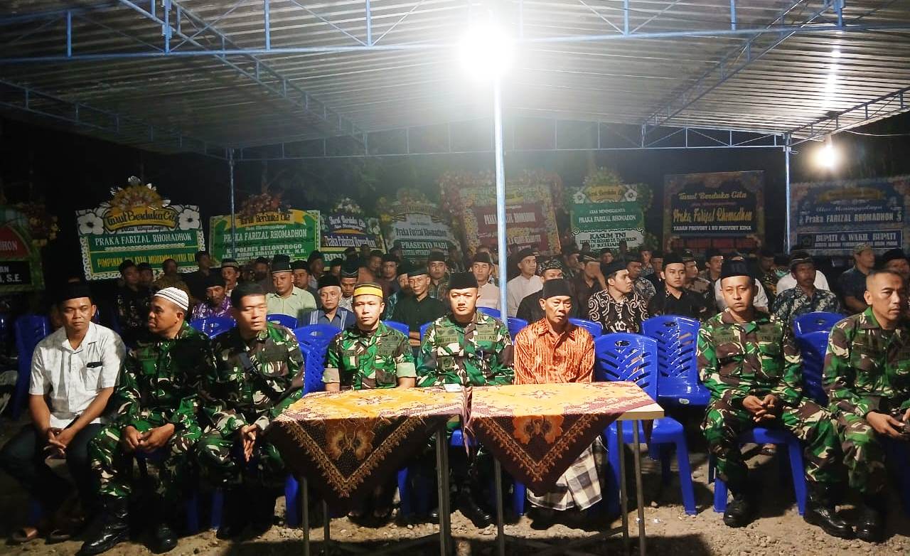 Dandim Kulon Progo Dampingi Danbrigif 25, Tahlil  Praka Farizal