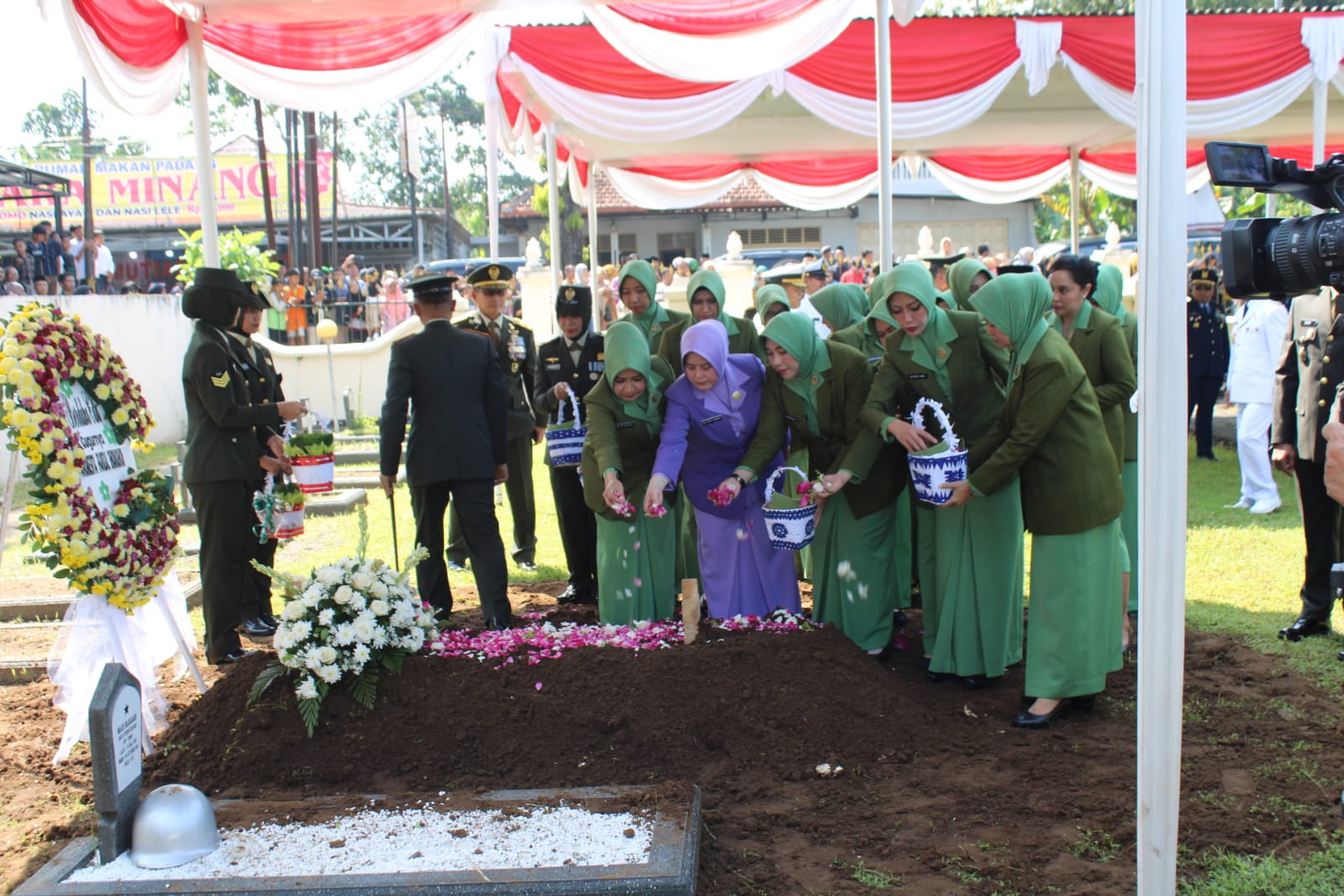 Dandim 0729 Hadiri Pemakaman Militer Kopda Anumerta Farizal