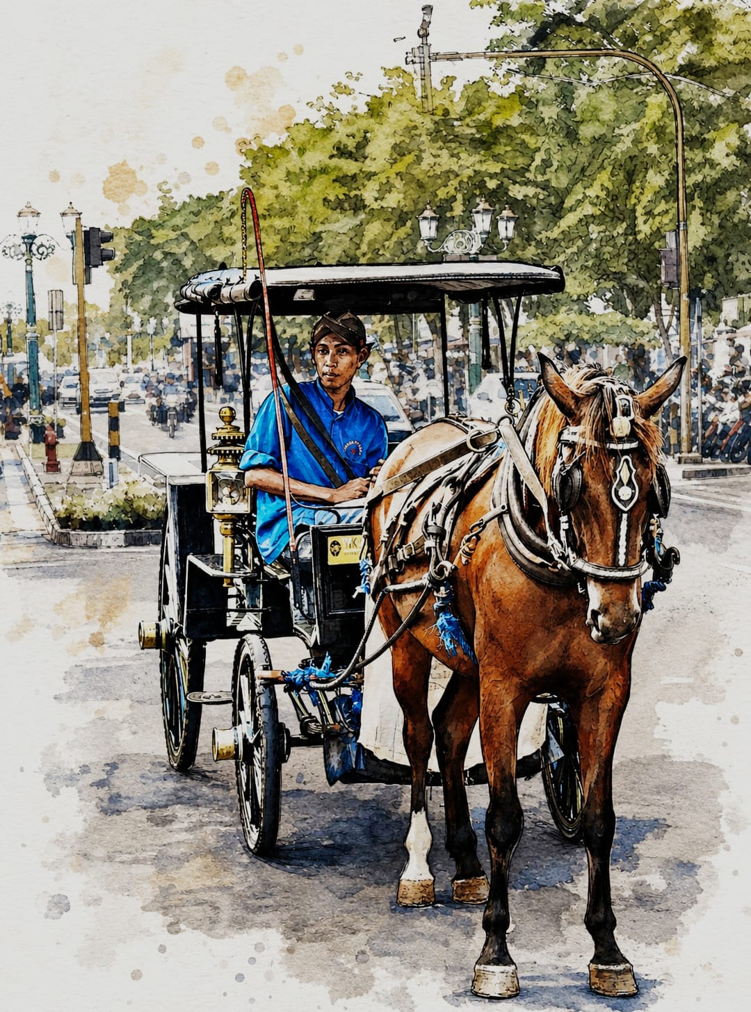 Optimalisasi TKP Senopati Yogyakarta’ Pangkalan Becak ‘ Andong