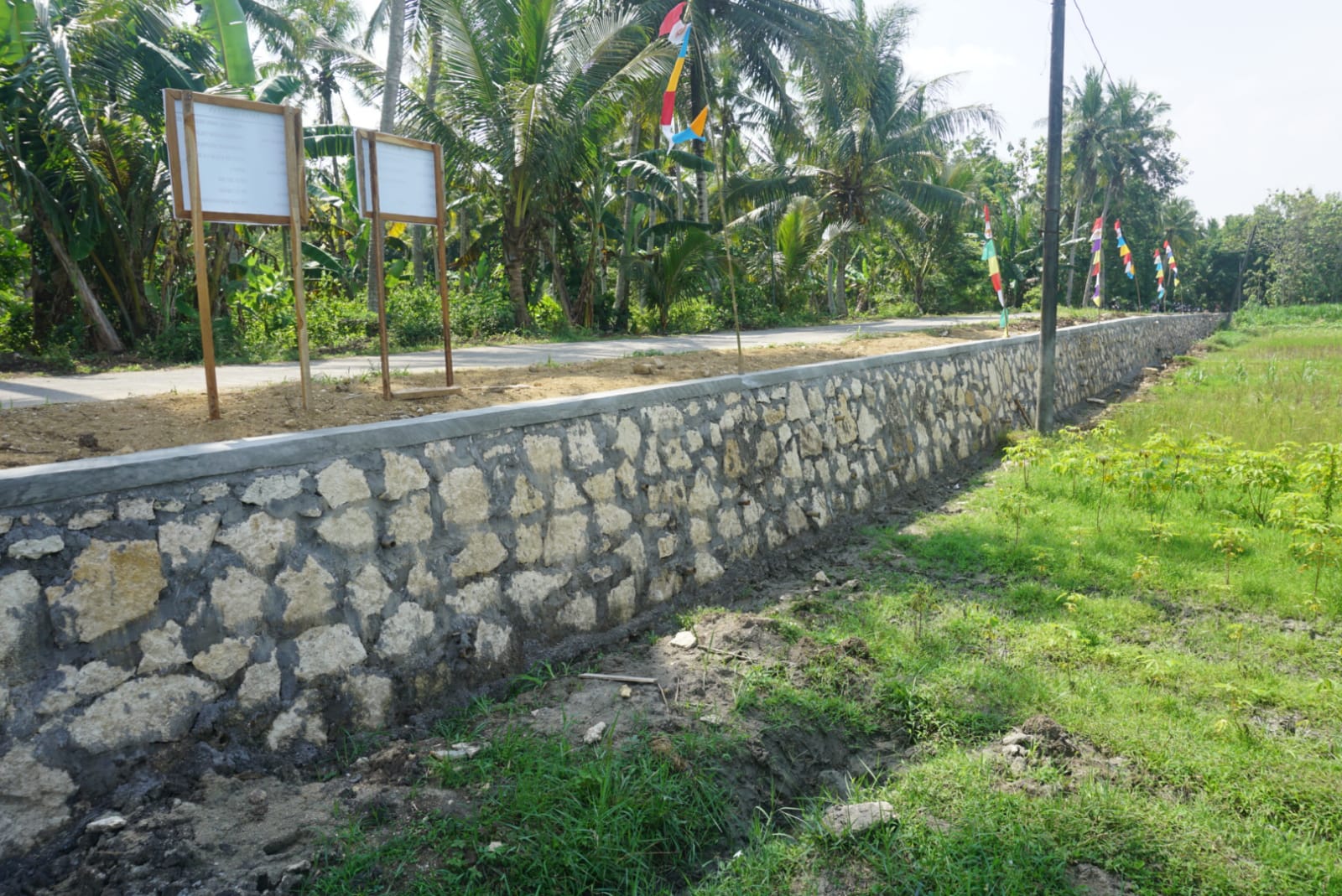 Talud Jalan Kwarakan Rampung, Akses Warga Kini Lebih Aman