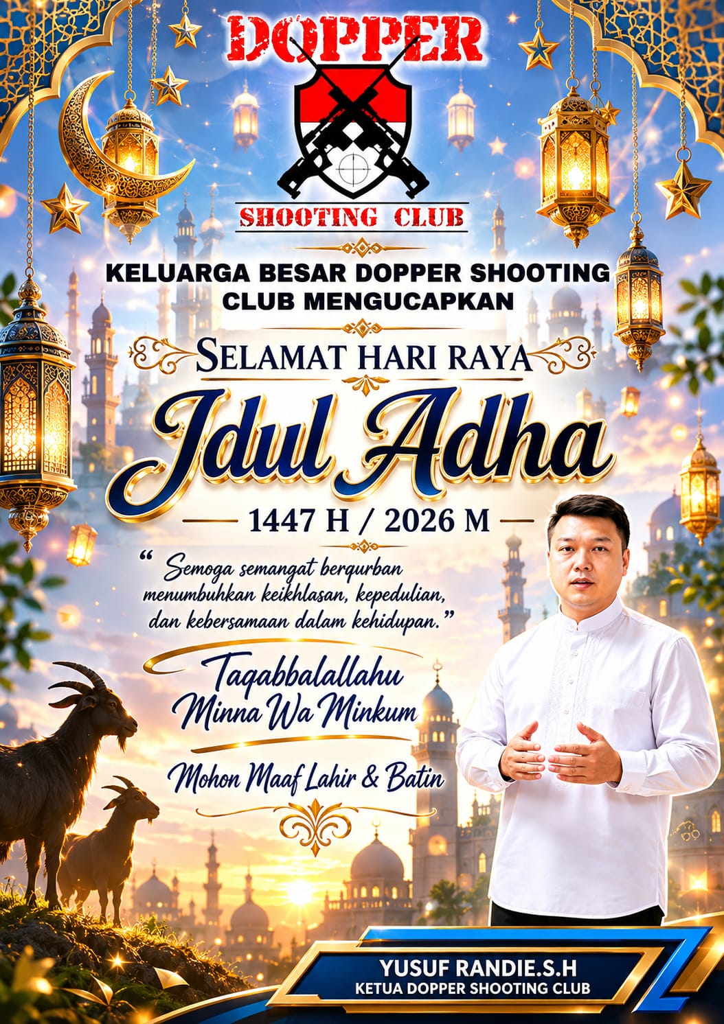 Dopper Shooting Club Ajak Muslim Maknai Idul Adha 1447 H