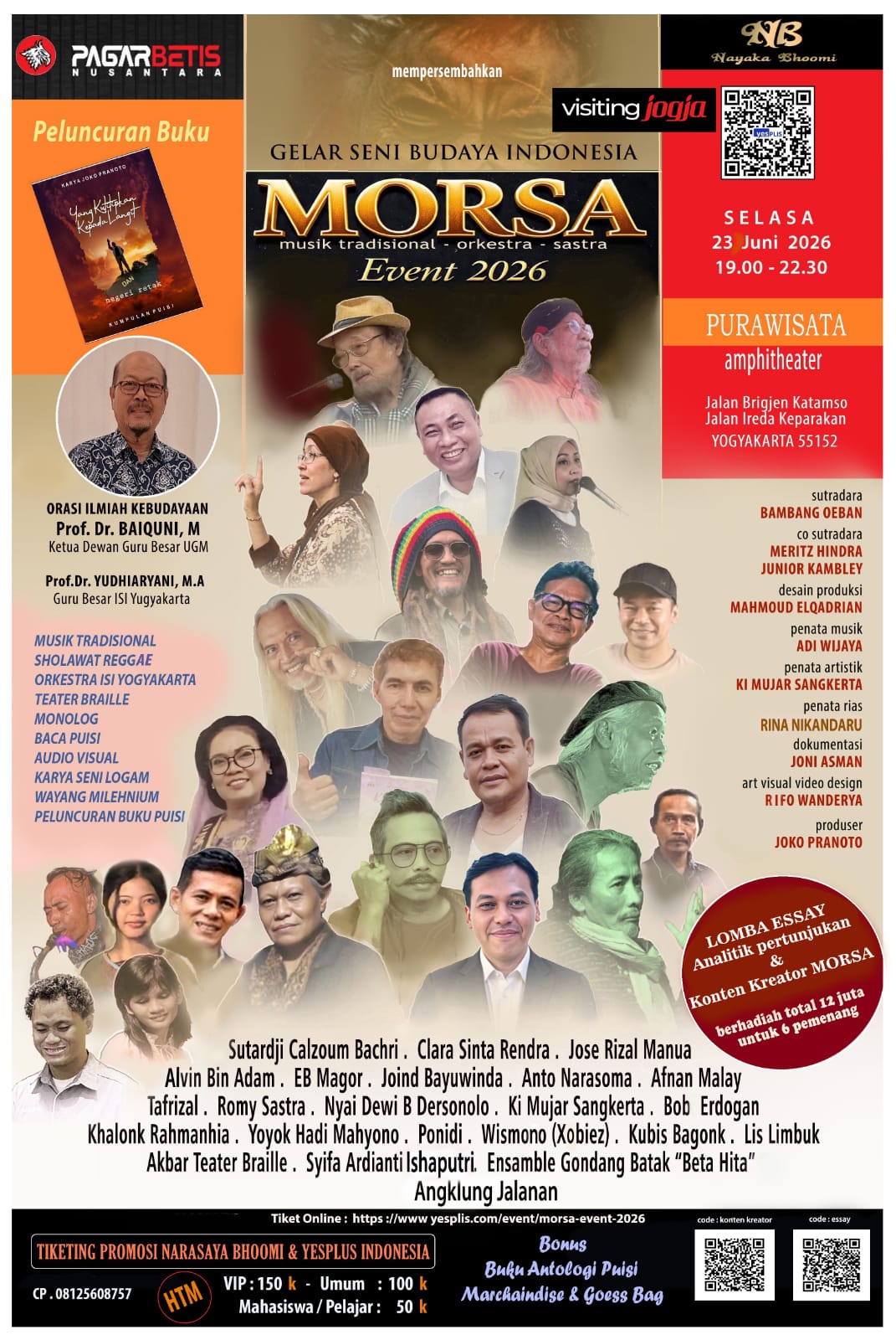 MORSA Event 2026 Hadirkan Kolaborasi Seni Budaya Indonesia