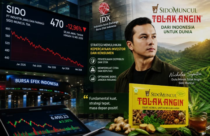 Saham SIDO Terkoreksi, Nicholas Saputra Perkuat Kepercayaan Investor