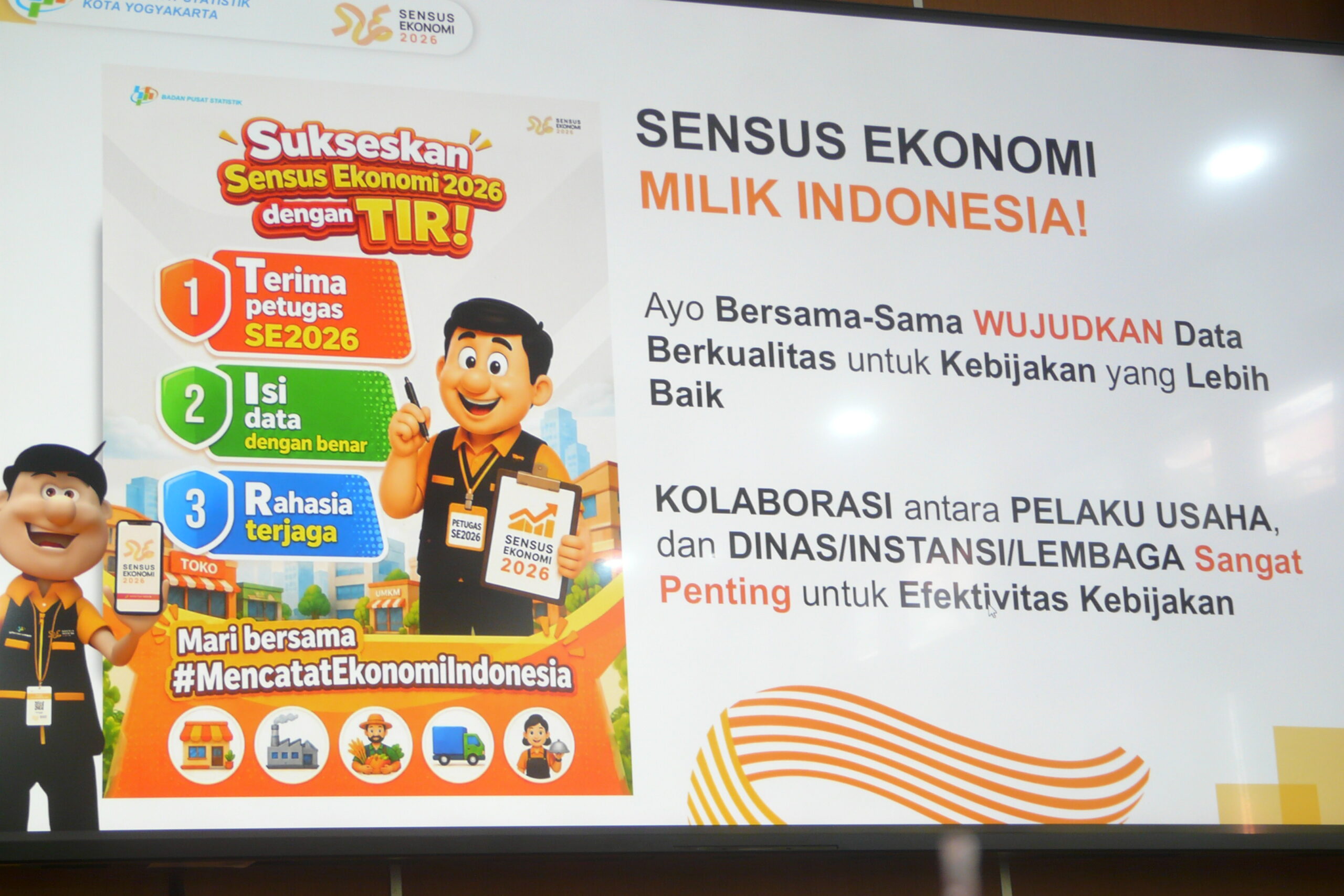 Pemkot dan BPS Ajak Warga Sukseskan Sensus Ekonomi 2026