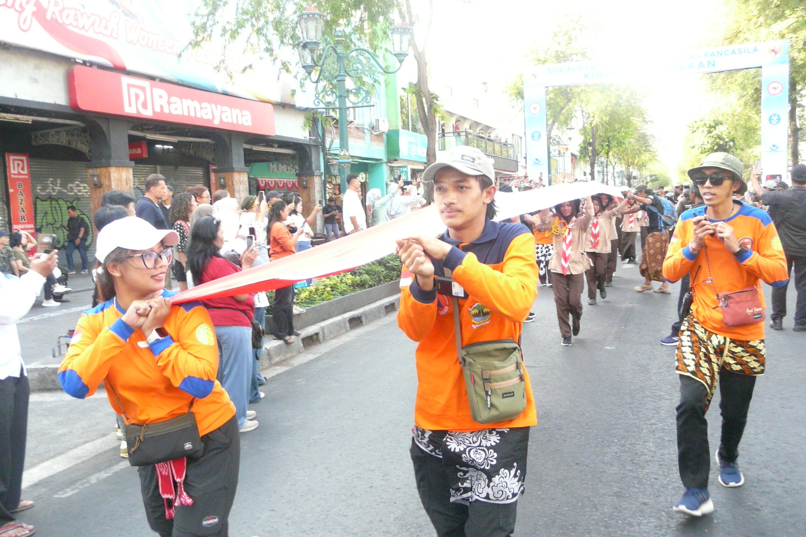 Merah Putih 1.000 Meter, Suara Inklusi Menggema di Malioboro