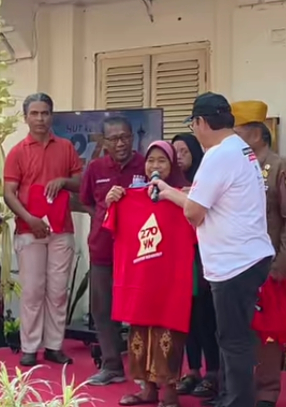 HUT ke-270 Kota Jogja, Mbah Rubinem Dapat Perhatian Walikota