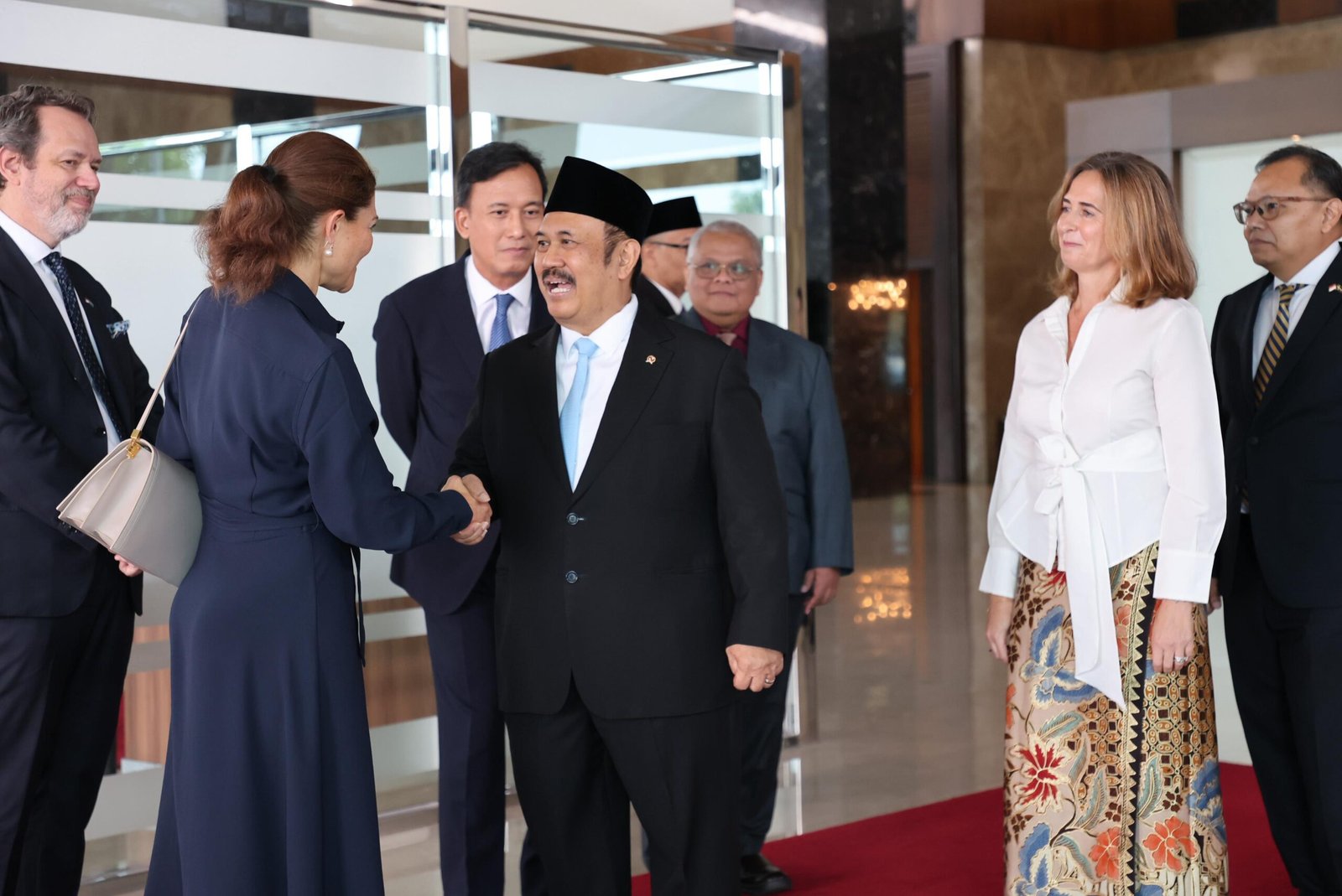 Putri Mahkota Victoria Tiba di Indonesia