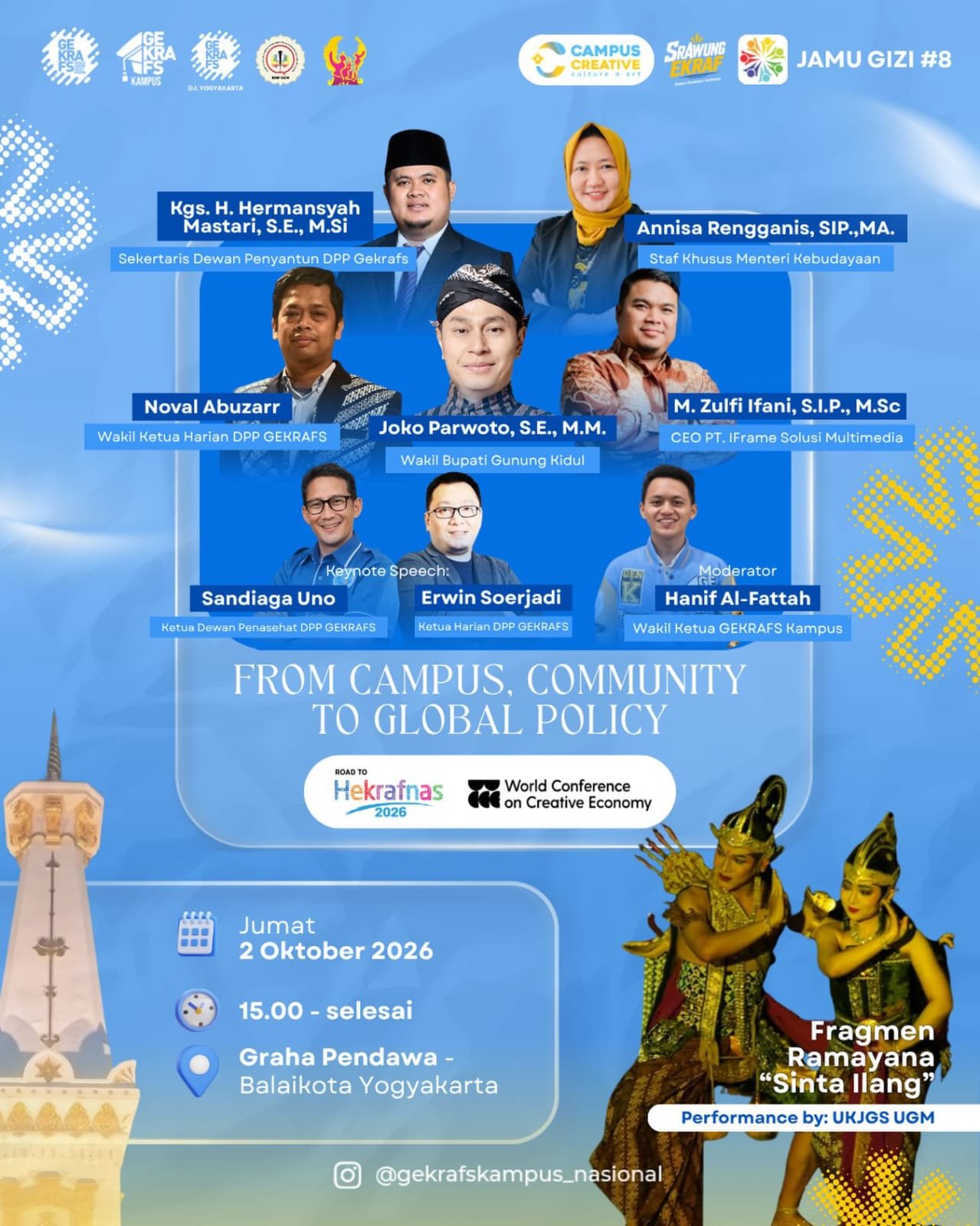 Gekrafs Hadir, Bahas Ekonomi Kreatif dari Kampus ke Global