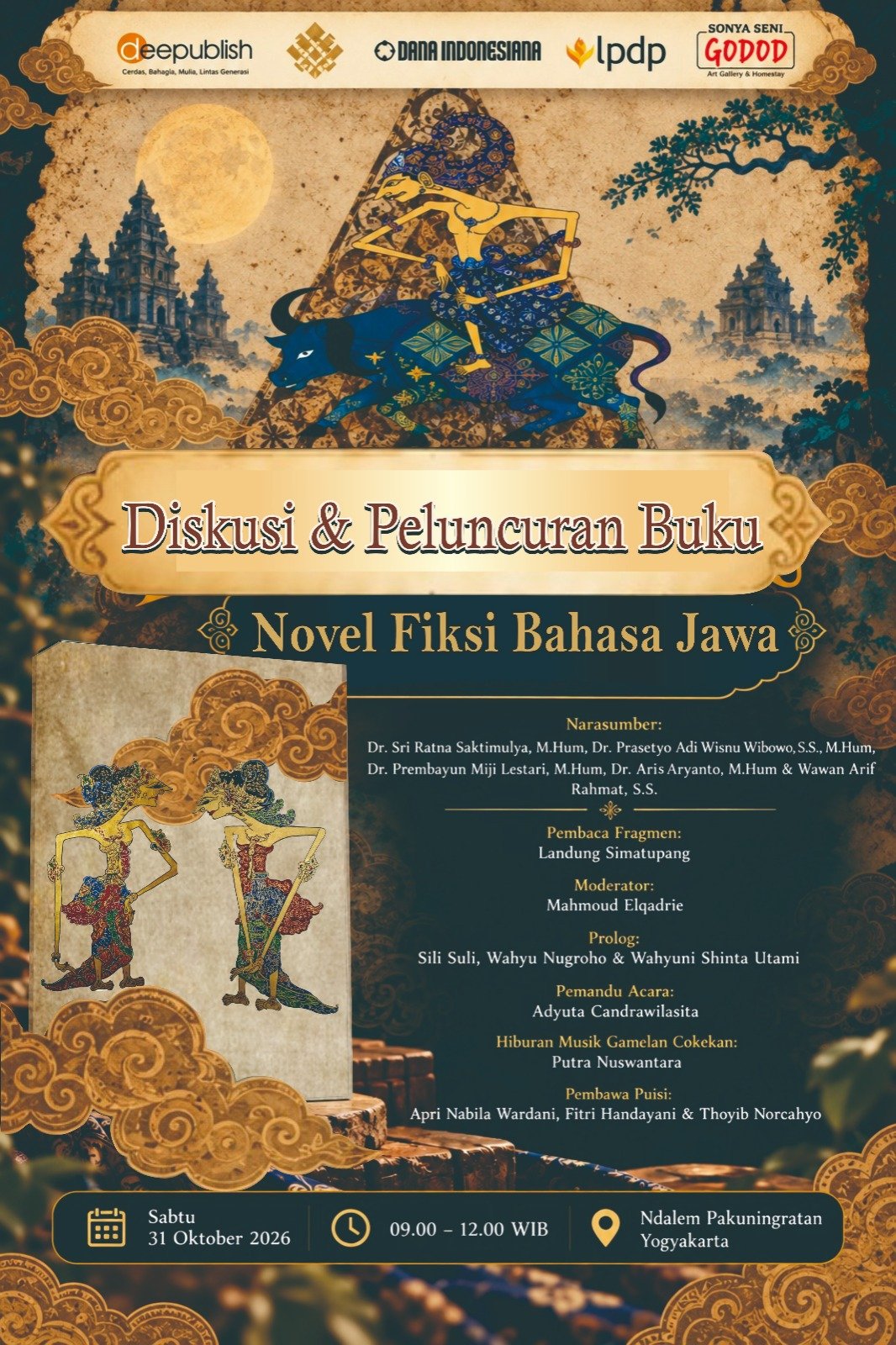 Diskusi dan Peluncuran Novel Bahasa Jawa di Yogyakarta